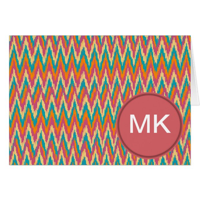 iKat Zigzag Design Couleurs d'épices (Devant horizontal)