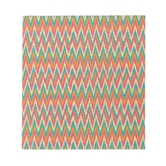 iKat Zigzag Design Spice Colors Notitieblok (Voorkant)