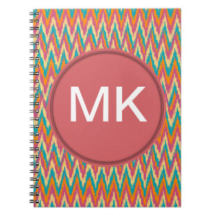 iKat Zigzag Design Spice Colors Notitieboek