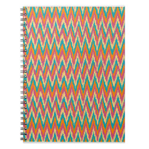 iKat Zigzag Design Spice Colors Notitieboek