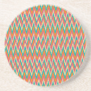 iKat Zigzag Design Spice Colors Zandsteen Onderzetter