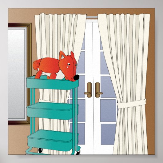 Ikea Interiors Fox Poster (Devant)