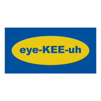 IKEA Logo Kunst Perfect Poster
