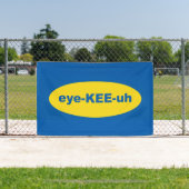 IKEA Logo Kunst Spandoek (Insitu)