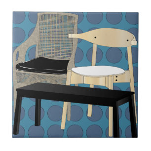 IKEA meubelstoelen Blauwe Tegel Tegeltje