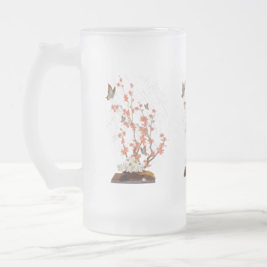 Ikebana-beeldscherm Matglas Bierpul (Links)