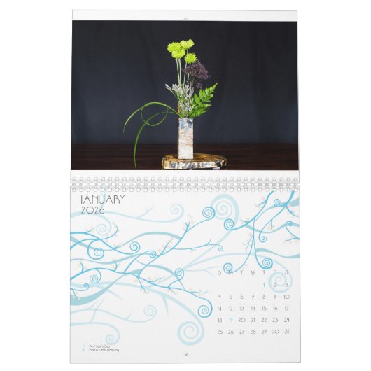Ikebana Calendar Kalender (Jan 2026)
