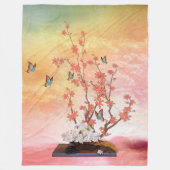 Ikebana Show Fleece Deken (Voorkant)