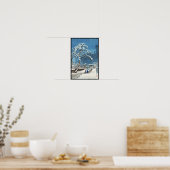 Ikegami Honmonji Temple Kawase Hasui shin hanga Poster (Keuken)