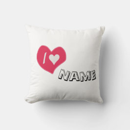 “Ik💕Jou Hart – Cute Romantische Cadeau Design” Kussen