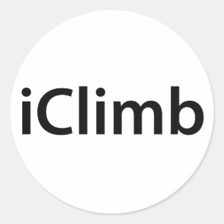 iKlim-stickers Ronde Sticker