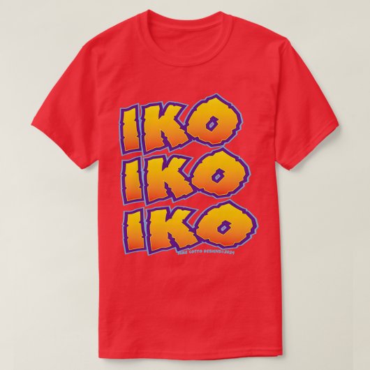 Iko Iko TShirt (Design voorkant)