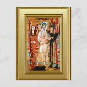 Ikon of a Coptic Saint Briefkaart