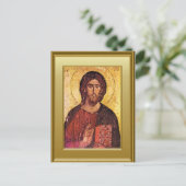 Ikon of Christus Briefkaart (Staand voorkant)