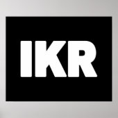 IKR | Poster textuel (Devant)