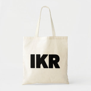 IKR Tekst Slang Tote Bag