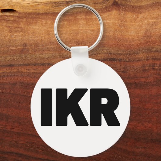 IKR | Text Slang Sleutelhanger (Voorkant)
