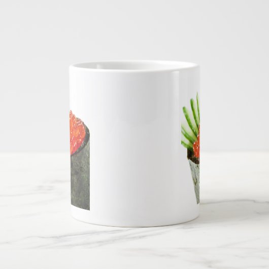 Ikura (Salmon Roe) Gunkan Maki Sushi Jumbo Mok (Voorkant)