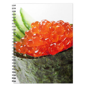 Ikura (Salmon Roe) Gunkan Maki Sushi Notitieboek