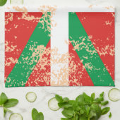 Ikurriña desgastada theedoek (Gevouwen)