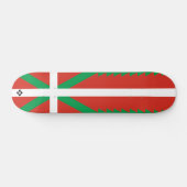 Ikurriña met Lauburu-symbool Skateboard (Horizontaal)