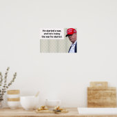 Il a commencé une affiche de guerre (Cuisine)