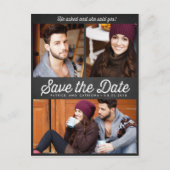 Il a demandé, et elle a dit oui! Carte postale Enr (Devant)