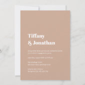 Il A Demandé Que J'Ai Dit Oui Invitation Du Parti  (Dos)