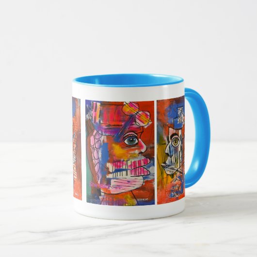 "Il A Dit, Elle A Dit" Beverage Mug (Devant droit)