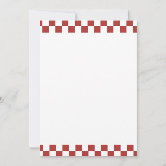 Il A Dit Qu'Elle A Dit Pizza Bachelorette Carte (Dos)