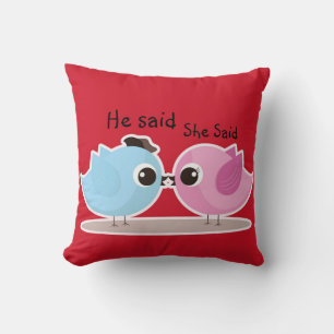 Il A Dit Qu'Elle A Dit Tweetie Birdie Coussin Déco