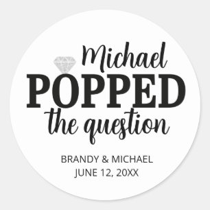 Il A Écrasé Le Sticker Question   Diamant argenté