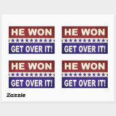 Il A Gagné À Le Surmonter ! Autocollants (Feuille)