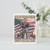 Il a lutté pour votre liberté -- Carte postale de (Debout devant)