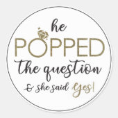 Il A Placé Le Sticker Cercle Favorisant La Questio (Devant)