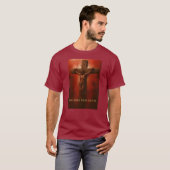 ✝️ Il a porté nos peines - T-Shirt (Devant entier)