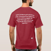 ✝️ Il a porté nos peines - T-Shirt (Dos)