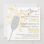 Il a posé la question Invitation Champagne (Dos)