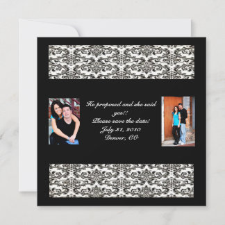 Il a proposé et elle a dit oui ! Save the date
