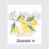 Il Actualise Mon Sticker Psaume Âme 23:3 (Feuille)