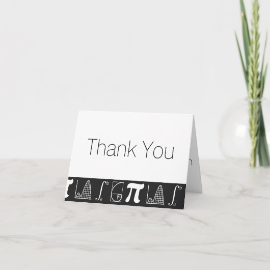 Il ajoute dans le carte de remerciements noir (Devant)