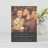 Il Avait Ma Carte De Fête des pères Dos (Debout devant)