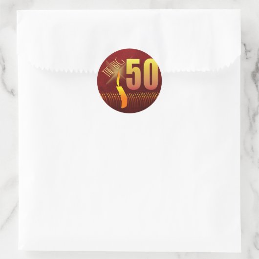 Il BIG 50 ans autocollants (Sac)