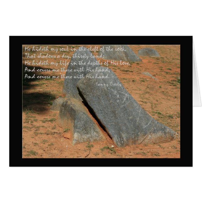 Il cache mon âme ...fissure du rocher (Devant horizontal)