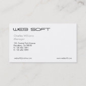 IL conseiller - cartes de visite (Dos)