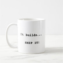 Il construit… EMBARQUEZ-LE ! Tasse