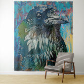 Il corvo wandkleed (In situ)