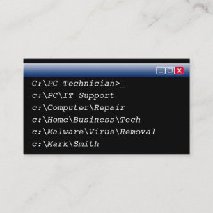 IL des cartes de visite a personnalisé le