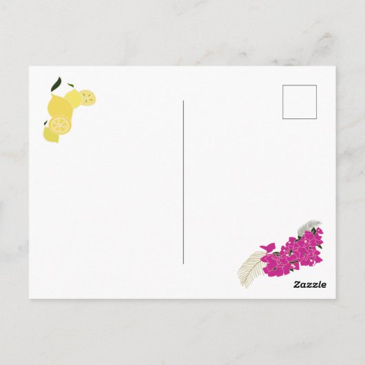 Il dolce far niente briefkaart (Achterkant)