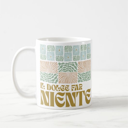 Il Dolce Far Niente Coffee Mug (Gauche)